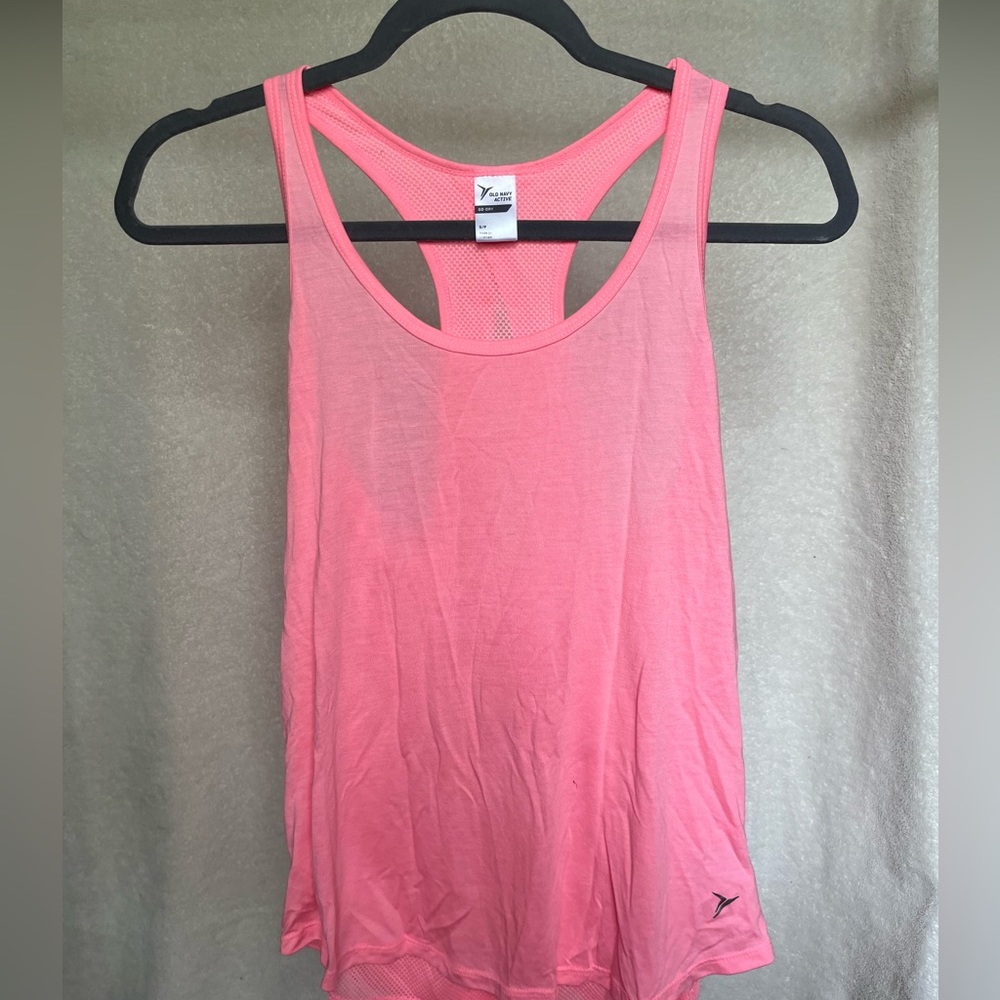 Neon Pink Small Old Navy Athletic Tank Top